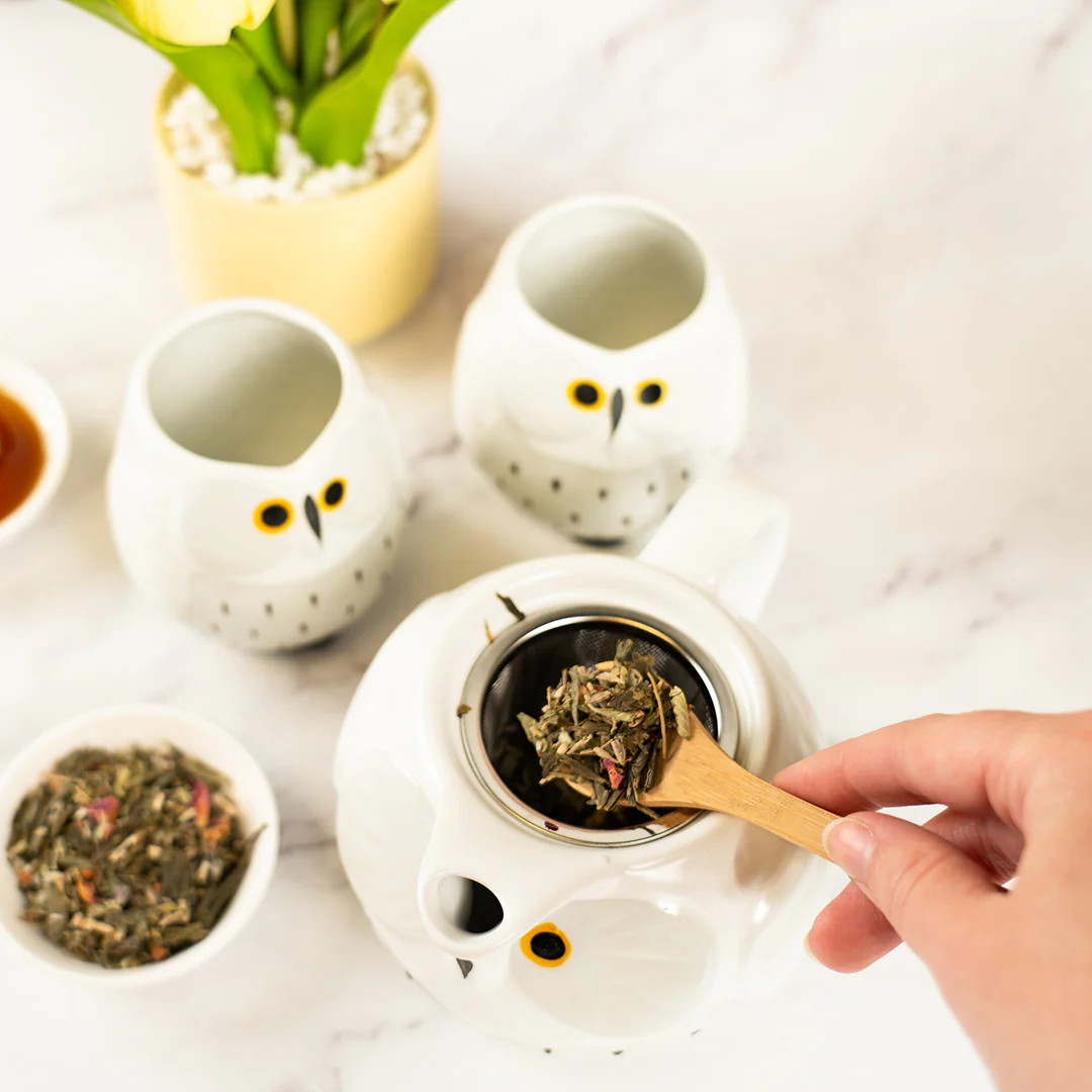 Owl's Brew Ceramic Tea Set - Image 9