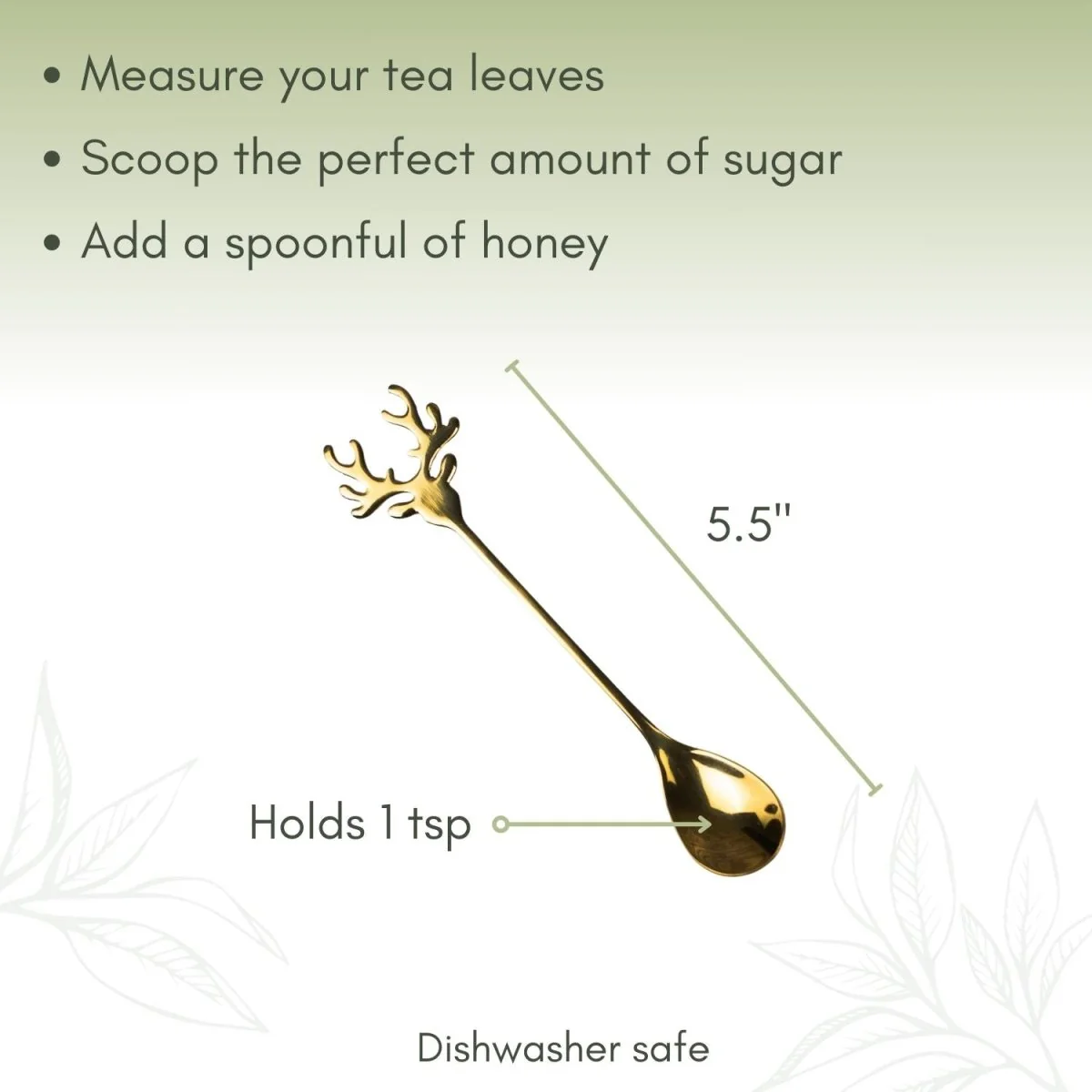 Gold Antler Spoon - Image 2