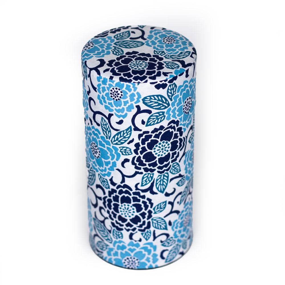 Japanese Tea Canister -Blue Blossoms - Image 4