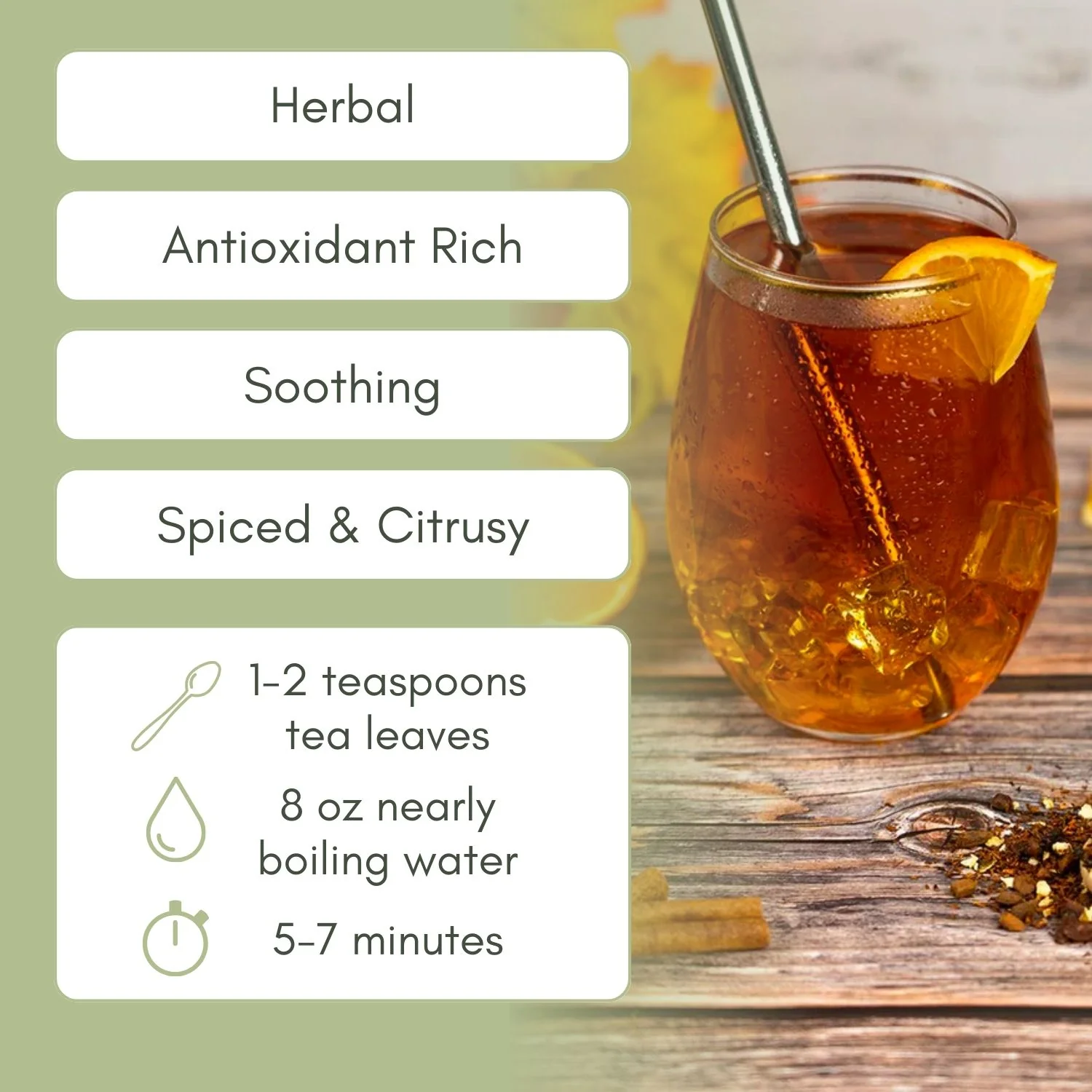 Organic Herbal Orange Cinnamon Spice - Image 2