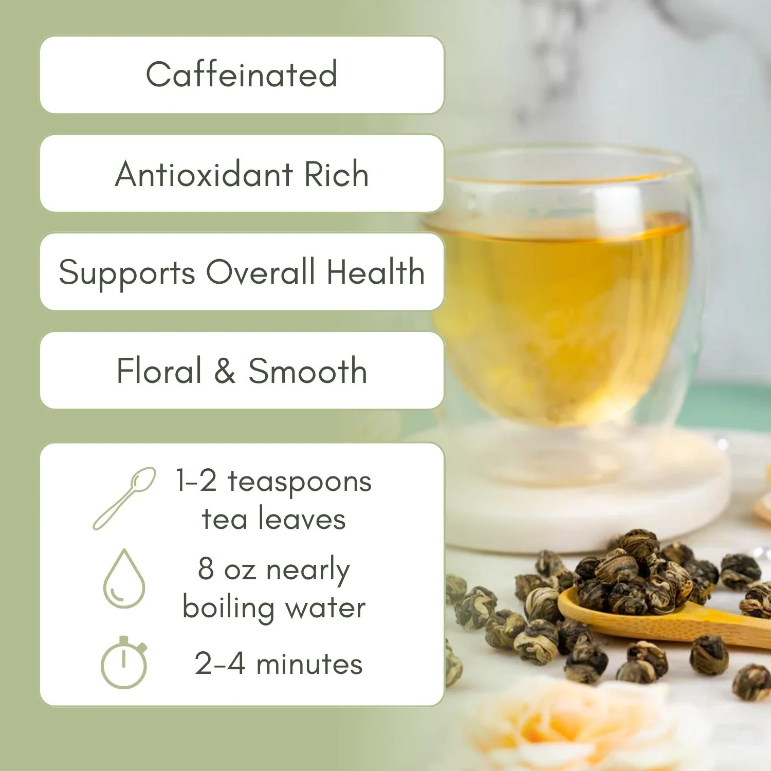 Organic Jasmine Pearls - Image 2