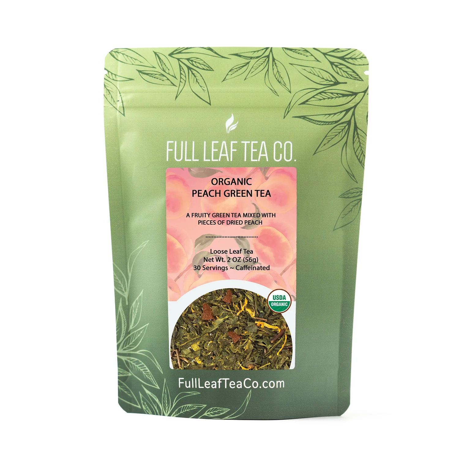 Organic Peach Green Tea - Image 4