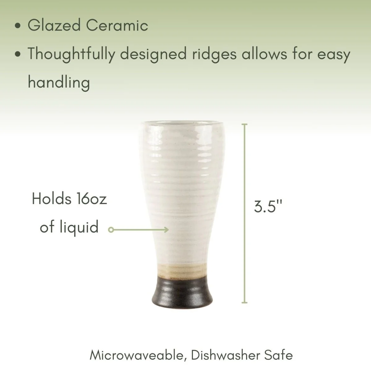 Tall Ceramic Tea Mug - Image 2