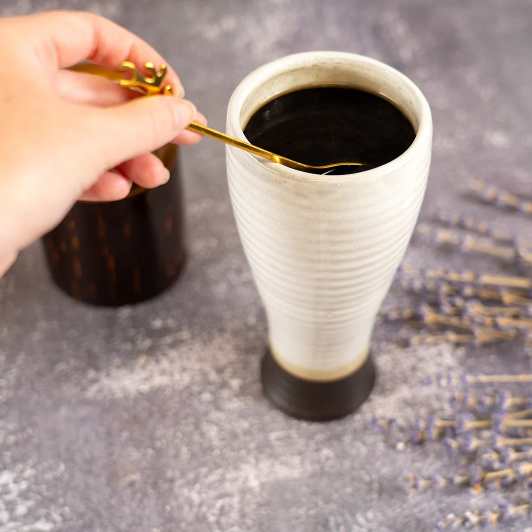 Tall Ceramic Tea Mug - Image 3