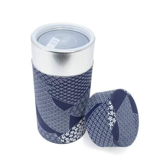 Japanese Tea Canister - Blue - Image 4