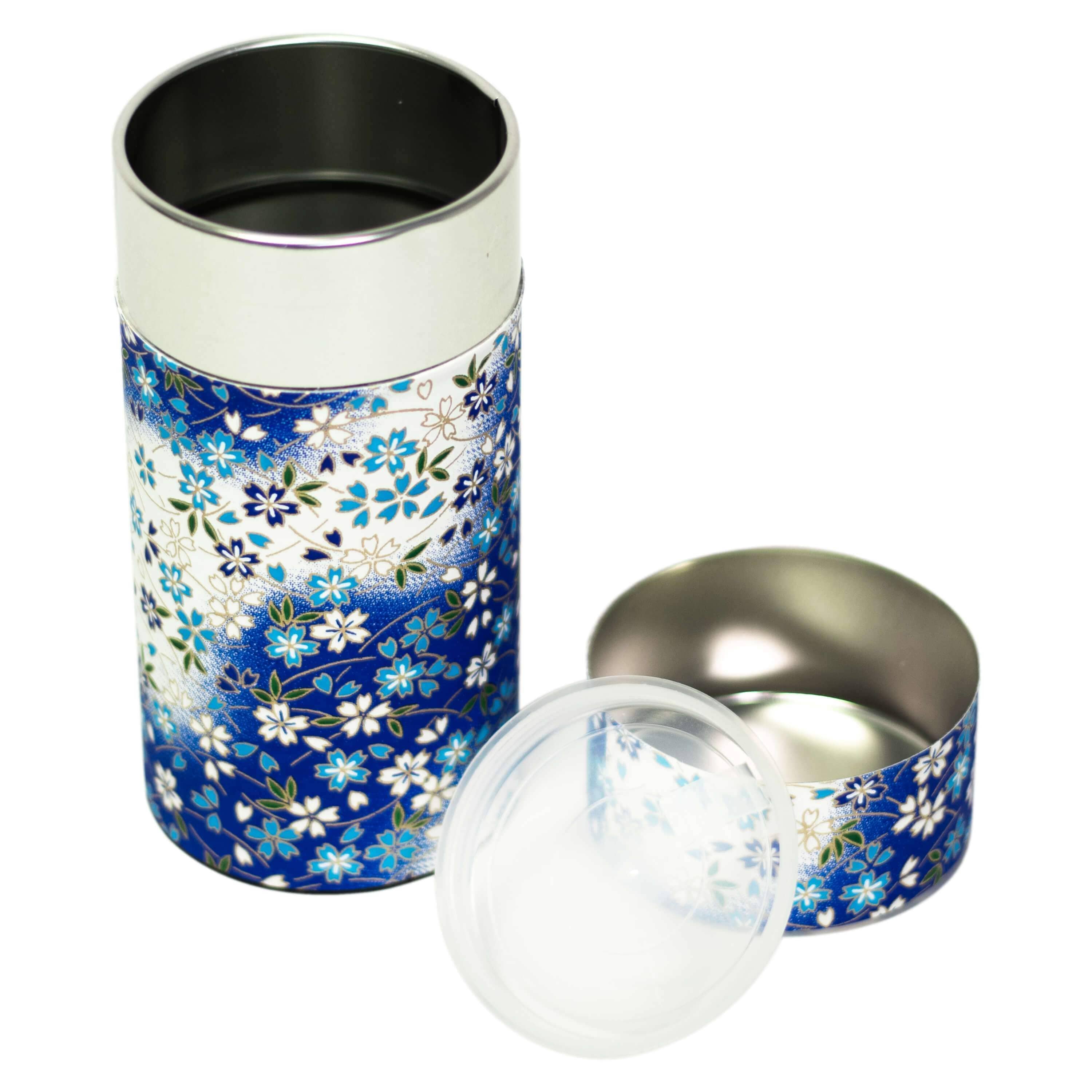 Japanese Tea Canister - Flowers - Image 3