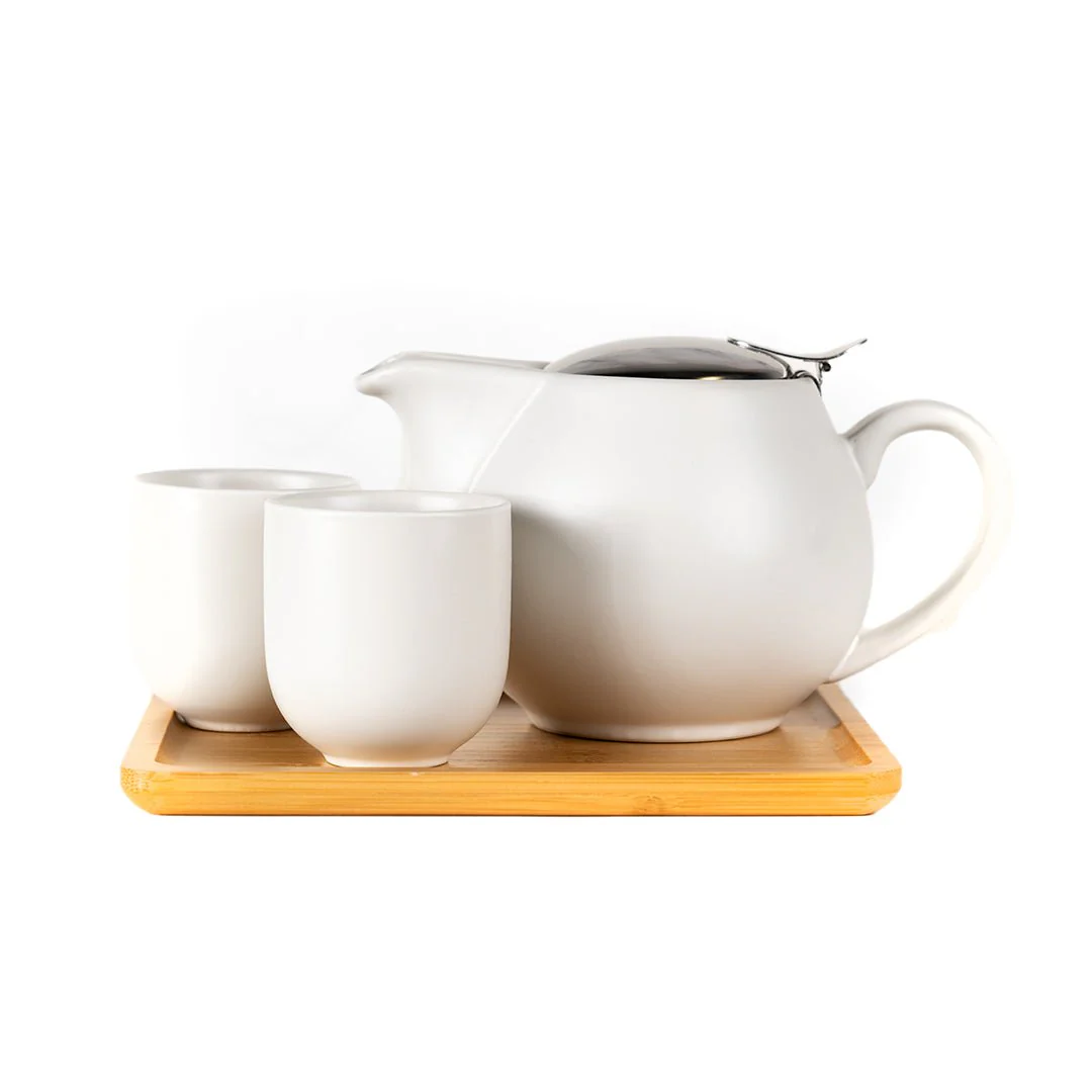 Matte Ceramic Tea Set (multiple colors) - Image 3