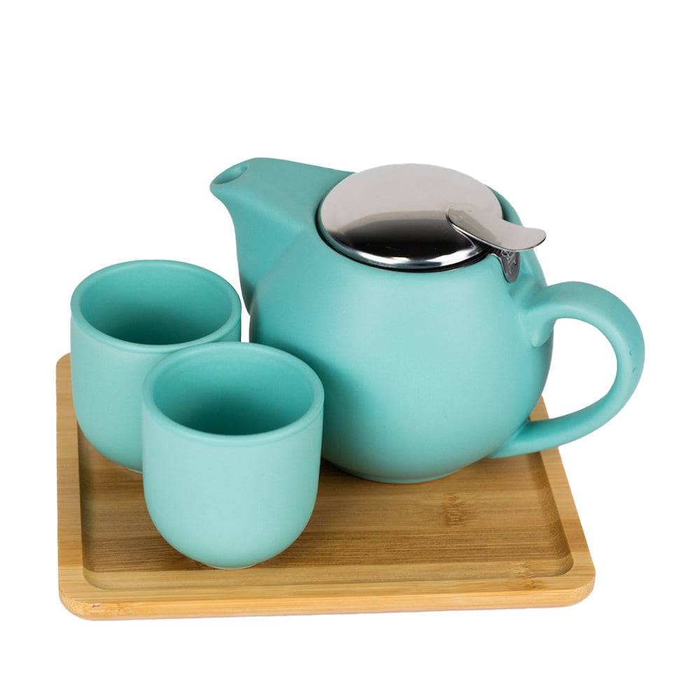 Matte Ceramic Tea Set (multiple colors) - Image 4
