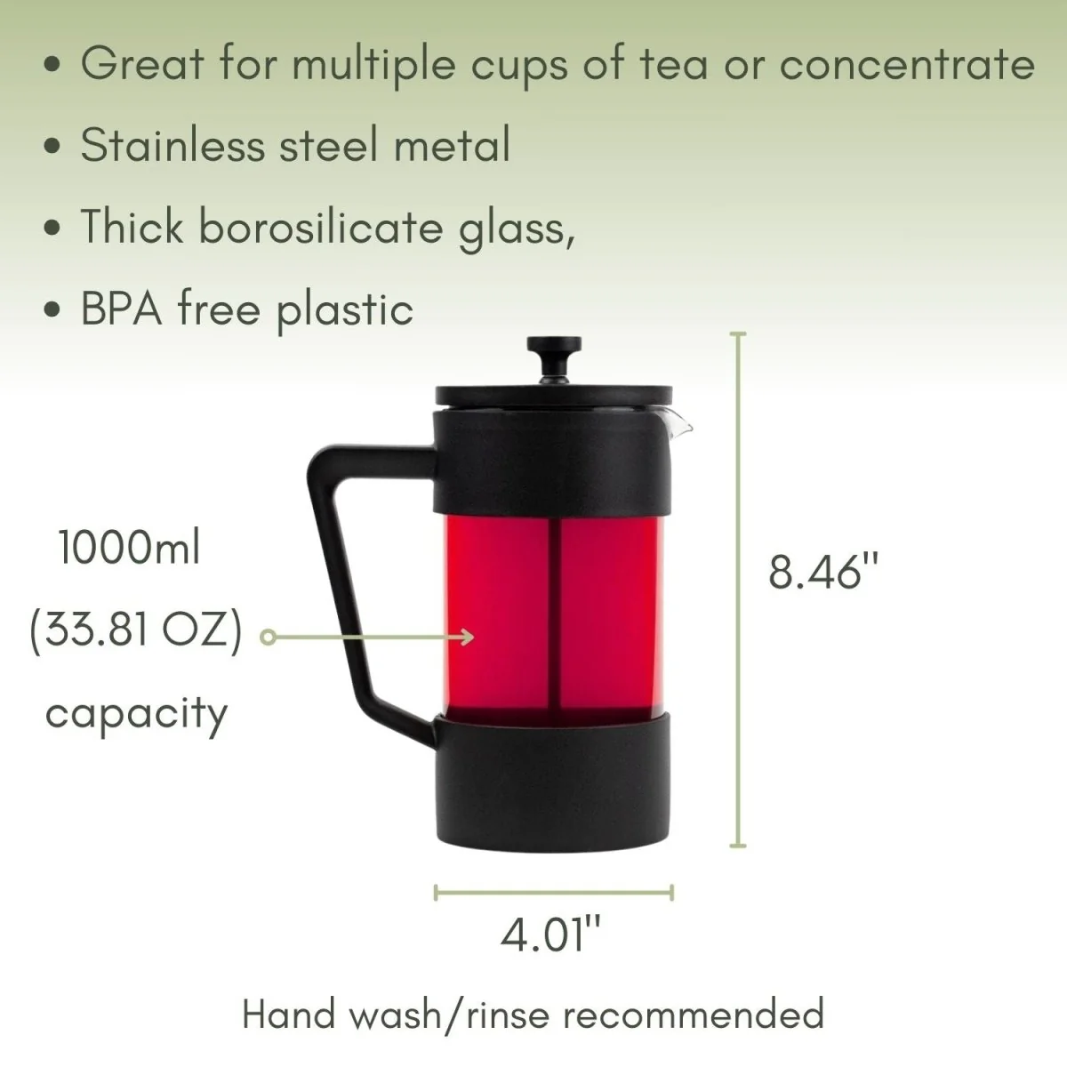 Signature Tea Press - Black - Image 2